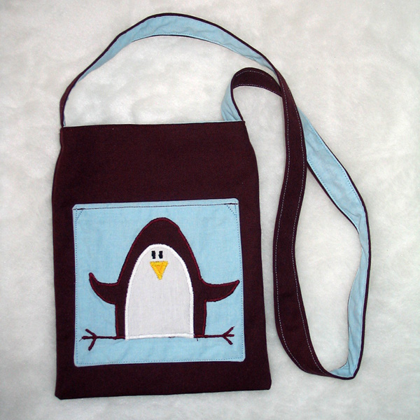 sac bandoulière pingouin