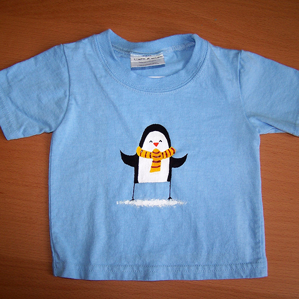 t-shirt pingouin