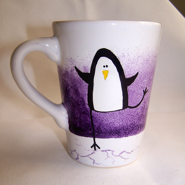 Mug pingouin danseur