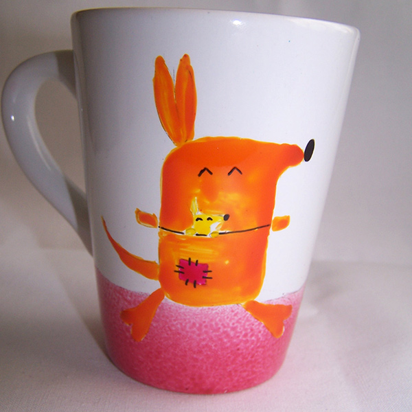 mug kangourou et bébé